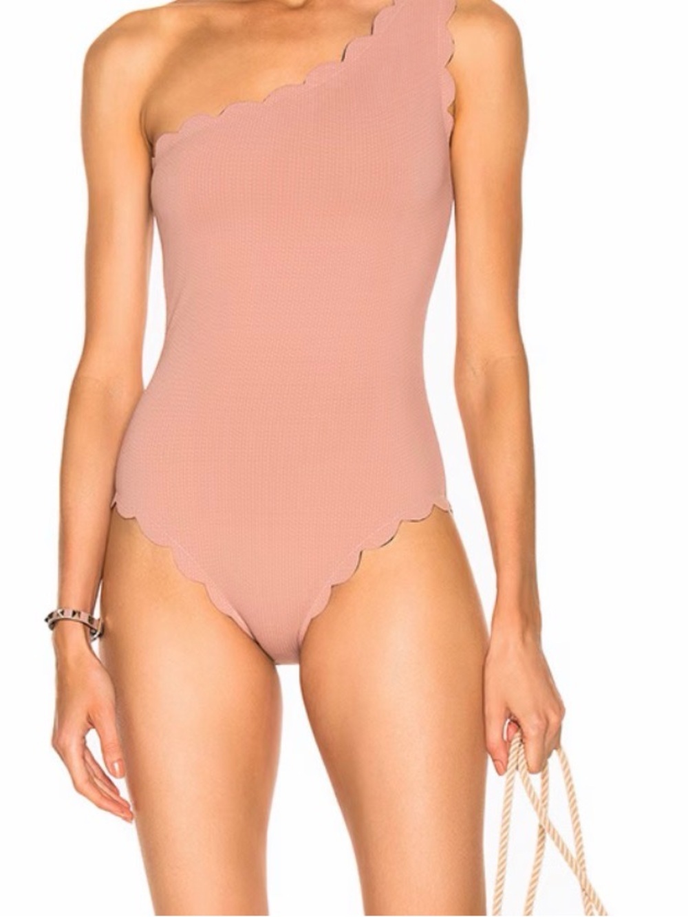 Marysia One-Shoulder Santa Barbara Maillot Swimsuit